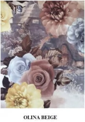 Диван прямой Акварель-1 олина бейдж,дебют 05,арена беж