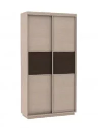 Шкаф купе 2-ух дверный Экспресс Мини дуб молочный/дуб молочный