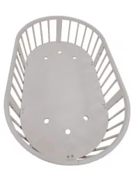 Детская кровать-манеж Merry Happy Mini матовая Белая