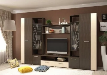 Гостиная Гамма без зеркал Венге Дуб