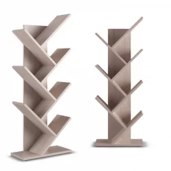 Стойка для книг Акцент СК-7 (7 полок) Ясень шимо светлый