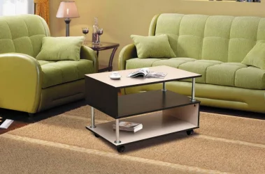 Стол журнальный №12 Венге/Дуб молочный