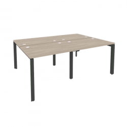 Рабочая станция на П-образном м/к ОНИКС О.МП-Д.РС-4.1.7 Дуб Аттик/Антрацит / ONIX O.MP-D.RS-4.1.7