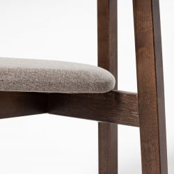 Стул с мягким сиденьем Вега Biruza жаккард Дуб золотой