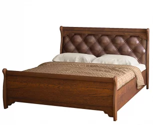 Кровать двойная 1600 Флоренция 677  Дуб оксофрд