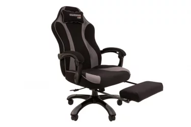 Кресло для геймеров CHAIRMAN GAME 35 Черный-св.серый
