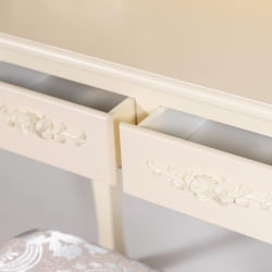 Туалетный стол Secret De Maison ARNO ( mod. HX18-263 ) дерево павловния, мдф, 75х40х141см, butter white (слоновая кость)