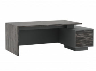 Стол письменный на опорной тумбе DALI DLI37210212 Эбен Антрацит