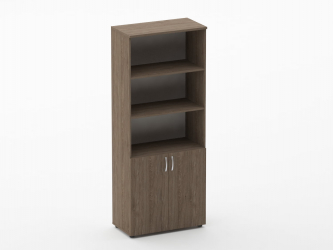 Шкаф высокий полуоткрытый Glassy 6.19.121 Дуб Верцаска