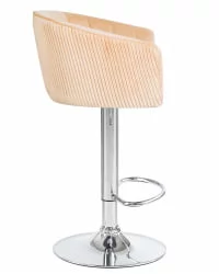 Стул барный DOBRIN DARCY Песочный велюр 1922-3
