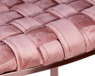 Стул барный DOBRIN EMMA ROSE GOLD (розовый велюр (VF-10)) 4 шт