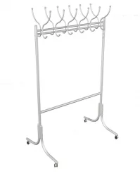 Вешалка на колёсиках на колесах М 11 Алюминий