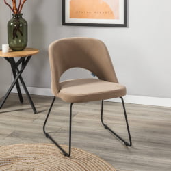 Кресло Lars Diag beige/Линк