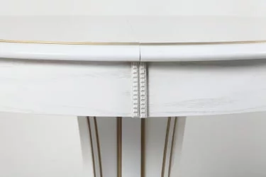 Стол деревянный Орион-5 (d1100) тон 1 с золотой патиной