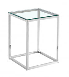 Стол квадратный ТАУН 40x40 Серебро