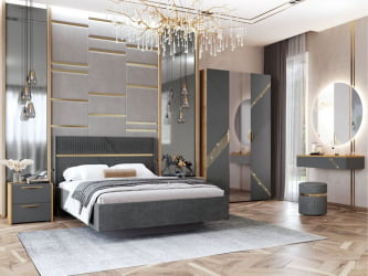 Туалетный столик Монако 902.24 Дуб Вотан Оникс Графит