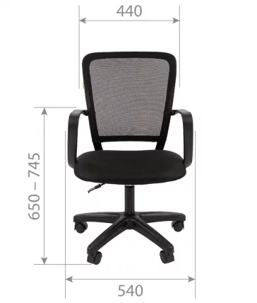 Кресло для оператора Chairman 698LT Черное_3