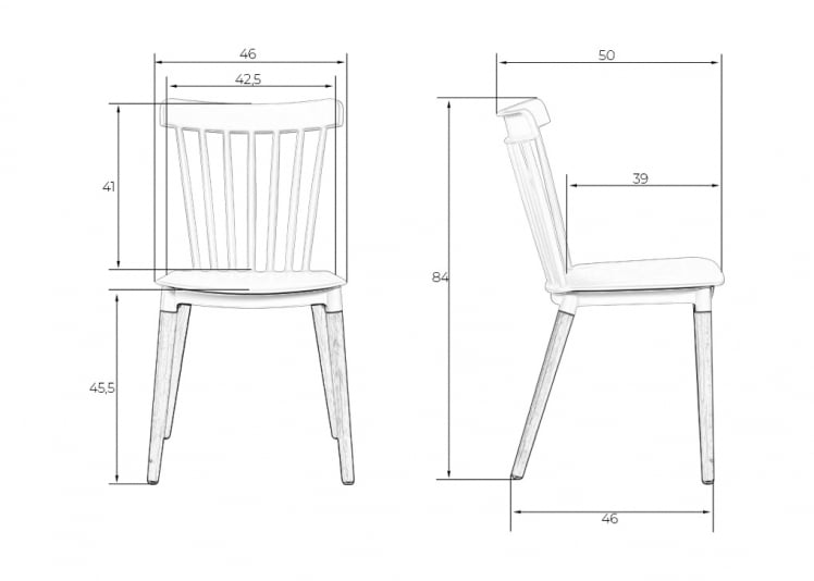 Стул обеденный DOBRIN THEO ножки светлый бук темно-серый GR-04_8