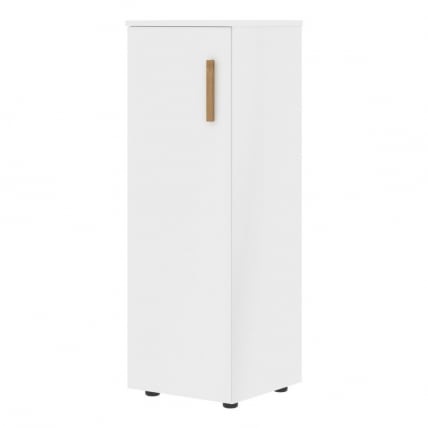 Шкаф-колонка с глухой средней дверью левый Forta FMC 40.1 L Белый премиум_0