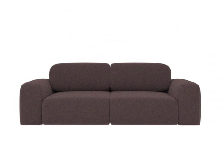 Диван прямой Сунне (Berhouse) Цвет фасада: Кофе рогожка; Тип: Прямой; Материал фасада: Микророгожка_0