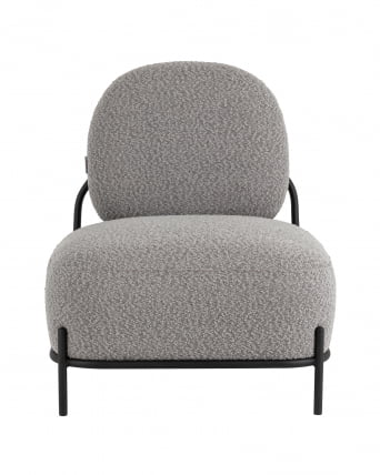 Кресло Стоун 1 ткань букле Серый_1
