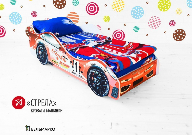 Кровать-машинка Стрела_0