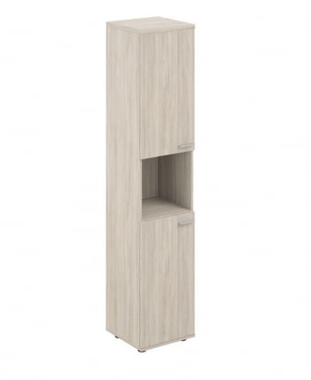 Шкаф высокий левый с нишей Sigma SG.866.OL.OL.OL.L Дуб светлый_0