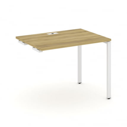 Стол приставка к опорным тумбам/шкафам CONCEPT CN.OSPR-001 Дуб Винченцо Белый_0