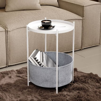 Стол журнальный Берген Белый_3