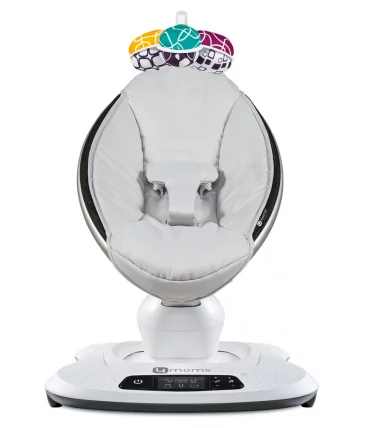 Электронное кресло-качалка 4Moms Mamaroo 4.0 Серый плюш_10