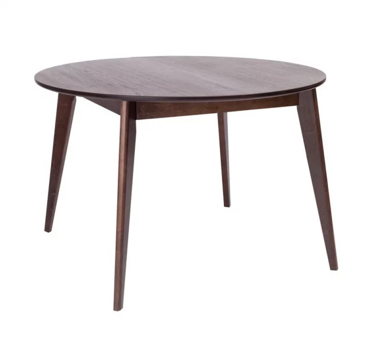 Стол обеденный Орион 100x100 Эмаль белая Морилка Дуб натуральный_3