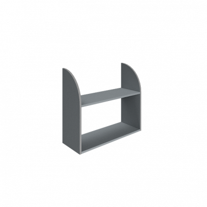 Полка навесная Riva А.ПНС-1 Клен/Металлик_0