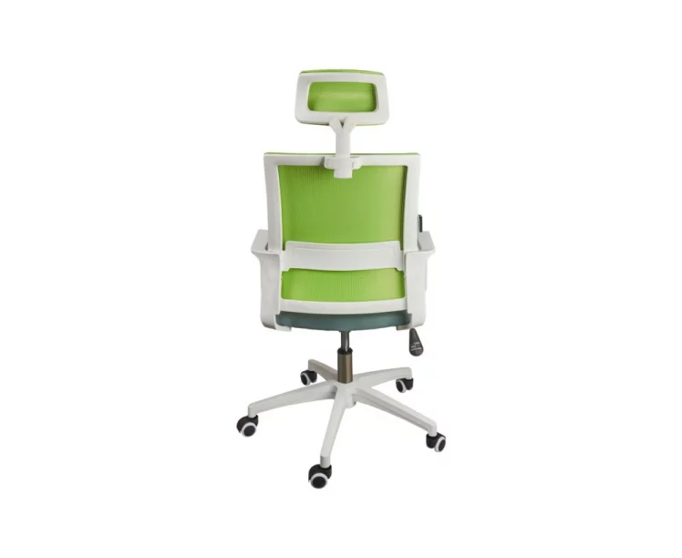 Кресло офисное Бит белый пластик Зеленый_3