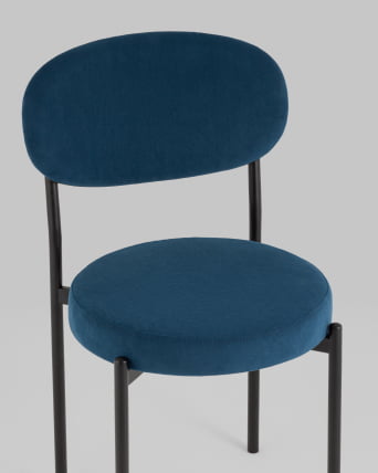 Стул Бриф SN NEW велюр синий 4 шт_7