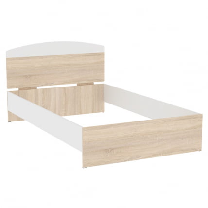 Кровать Алиса(L22)1247х903х2063(ДСС-Белый)_0