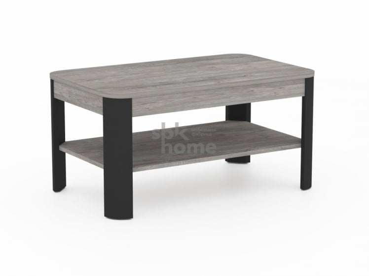 Стол журнальный, Лацио (900*550*450) Риббек серый/Фреско, 60904 _0