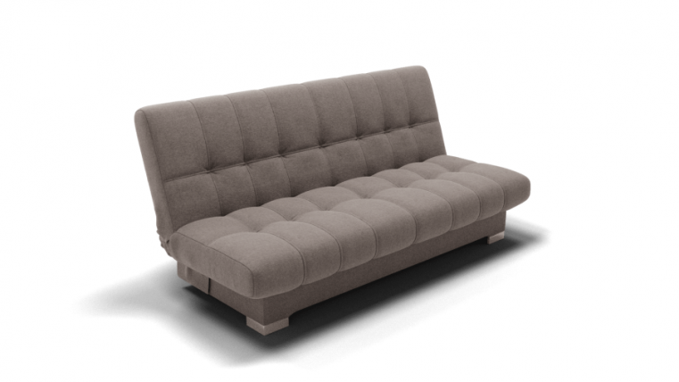 Диван Хьюстон-1 (ЗР) Цвет фасада: Серо коричневый; Тип: Прямой; Материал фасада: Металл/Велюр_0