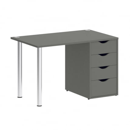 Стол письменный HOME OFFICE VR.SP-3-118.4 Металлик_0
