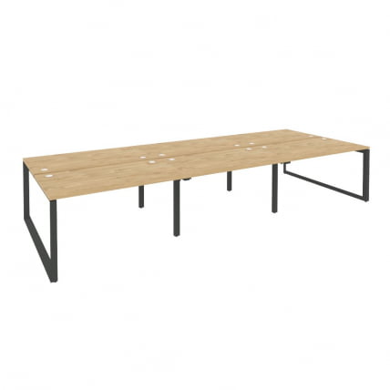 Рабочая станция на О-образном м/к ONIX O.MO-D.RS-6.3.8 Тиквуд Светлый/Антрацит_0