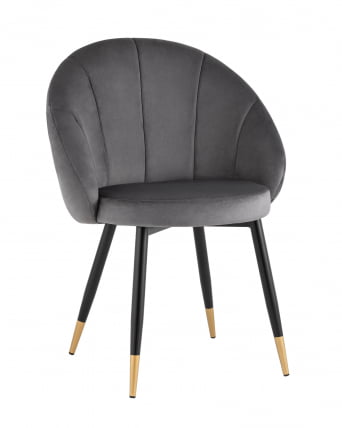 Стул Наоми велюр Серый_0