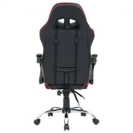 Кресло компьютерное CROMEX (КРОМЕКС) Joker GM-125 экокожа черное/красное_8