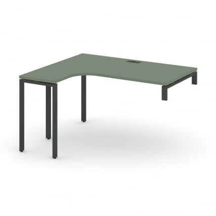 Стол-надставка на опорную тумбу (левый) CONCEPT CN.OSAN-004(L) Кобо Антрацит_0