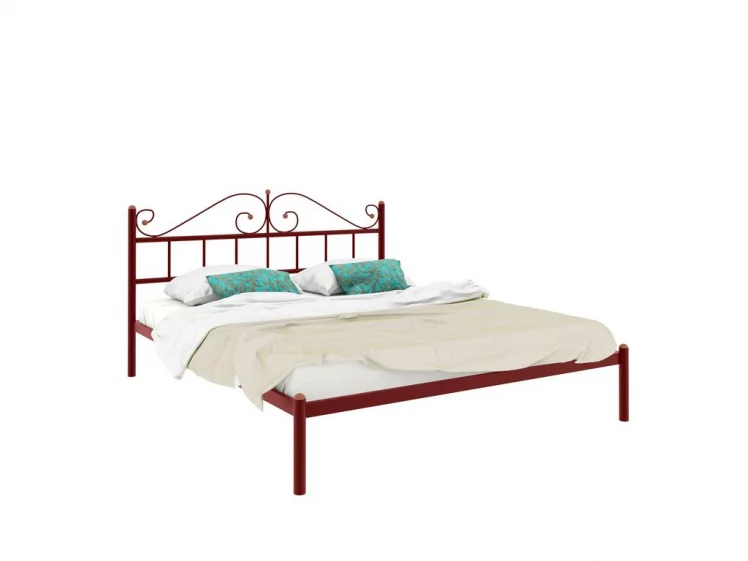 Кровать Диана 1600х1900 Красная_0