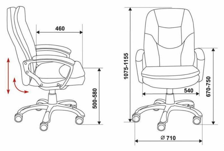 Кресло руководителя Бюрократ CH-868N/WHITE_5