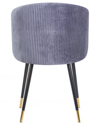 Стул обеденный DOBRIN MARY Серый велюр 1922-19_4