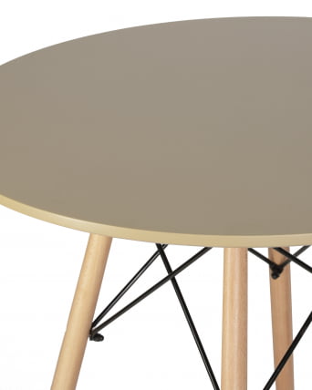 Стол обеденный DOBRIN CHELSEA 80 Бежевый_4