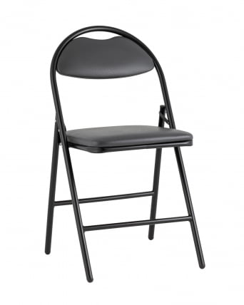 Стул складной Hagen экокожа Серый_0