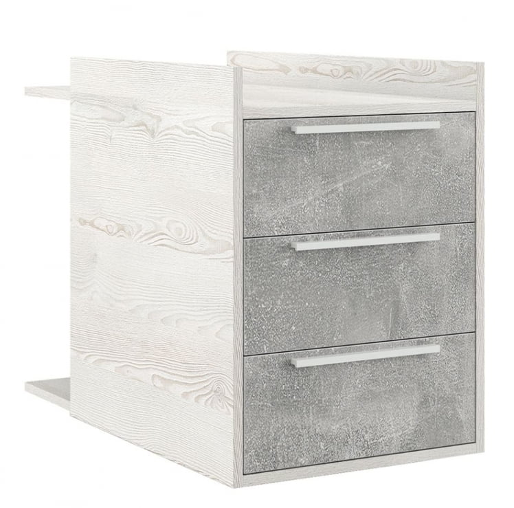 Тумба малая B-TONE BTN36130331 Сосна Бетон светлый_0