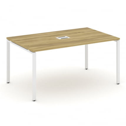 Стол переговорный (1 столешница) CONCEPT CN.PRG-014 Дуб Винченцо Белый_0