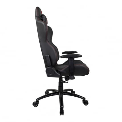 Геймерское кресло Ароззи Инизио Блаcк ПУ Ред лого / Arozzi Inizio Black PU Red logo_3